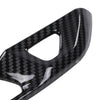 G-PLUS Carbon Fiber Door Lock Switch Button Panel Cover Trims Compatible with Chevy Corvette C8 2020 2021 2022 2023