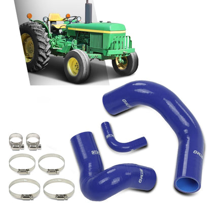 G-PLUS Radiator Hose Set Upper Lower and Bypass Hoses Compatible with John Deere Models Blue
