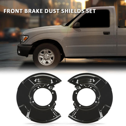 G-PLUS Front Brake Dust Shields Set Fit 1996-2002 Toyota 4Runner,Fit 1995-2004 Toyota Tacoma Black