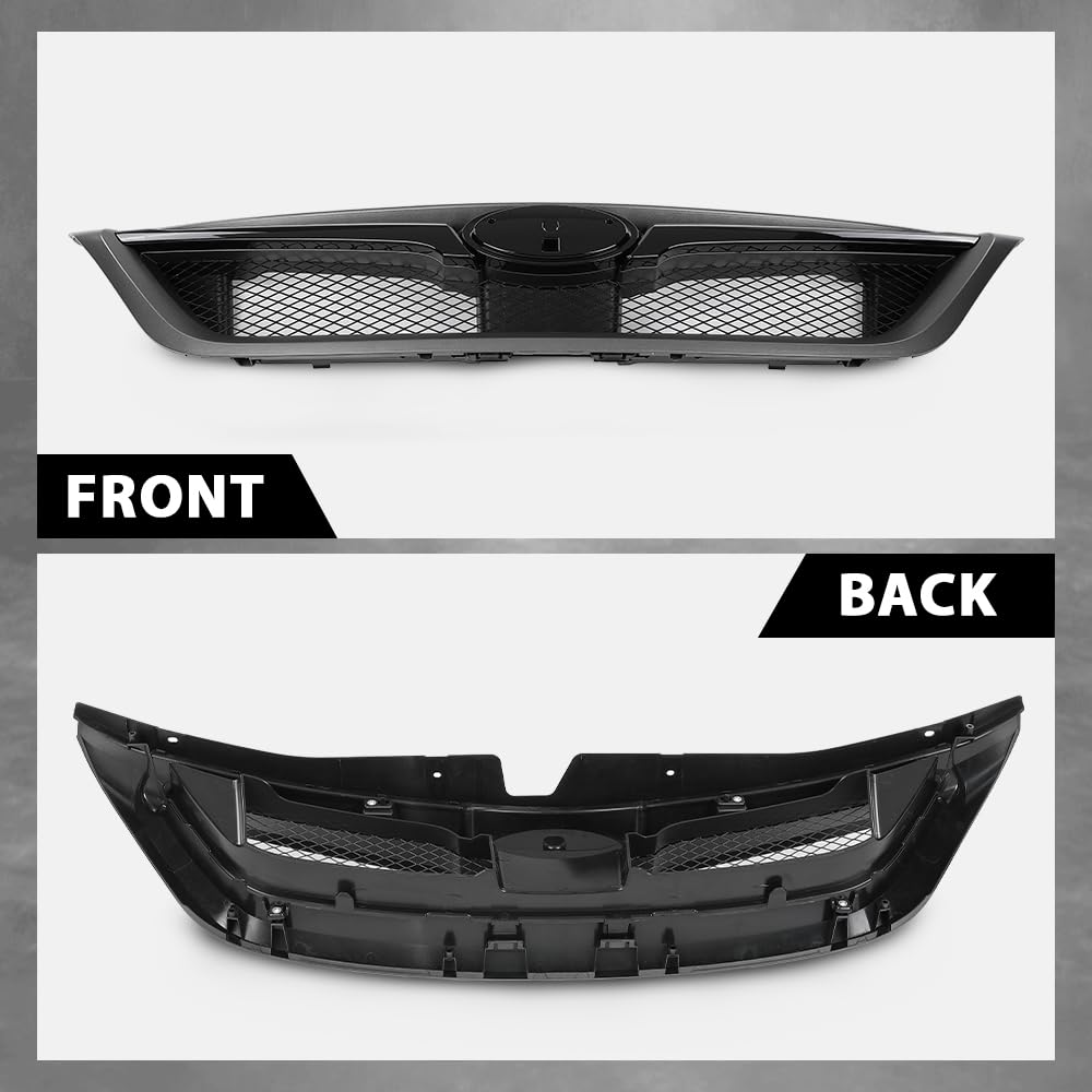 G-PLUS Front Bumper Grille Assembly Compatible with Subaru Impreza WRX 2011-2014 91121FG100