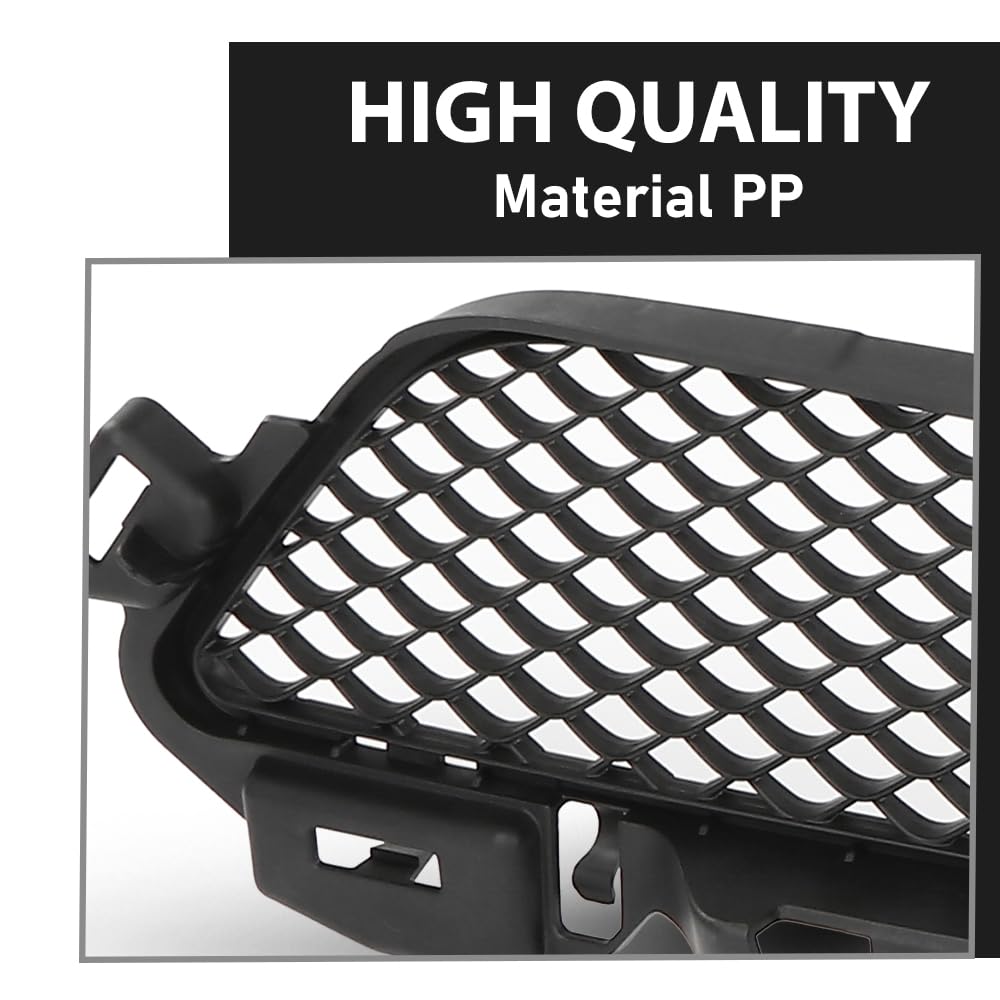 G-PLUS Front Lower Bumper Face Bar Grille, Compatible with Benz C300 C400 2015-2018, 2058850423, MB1036144
