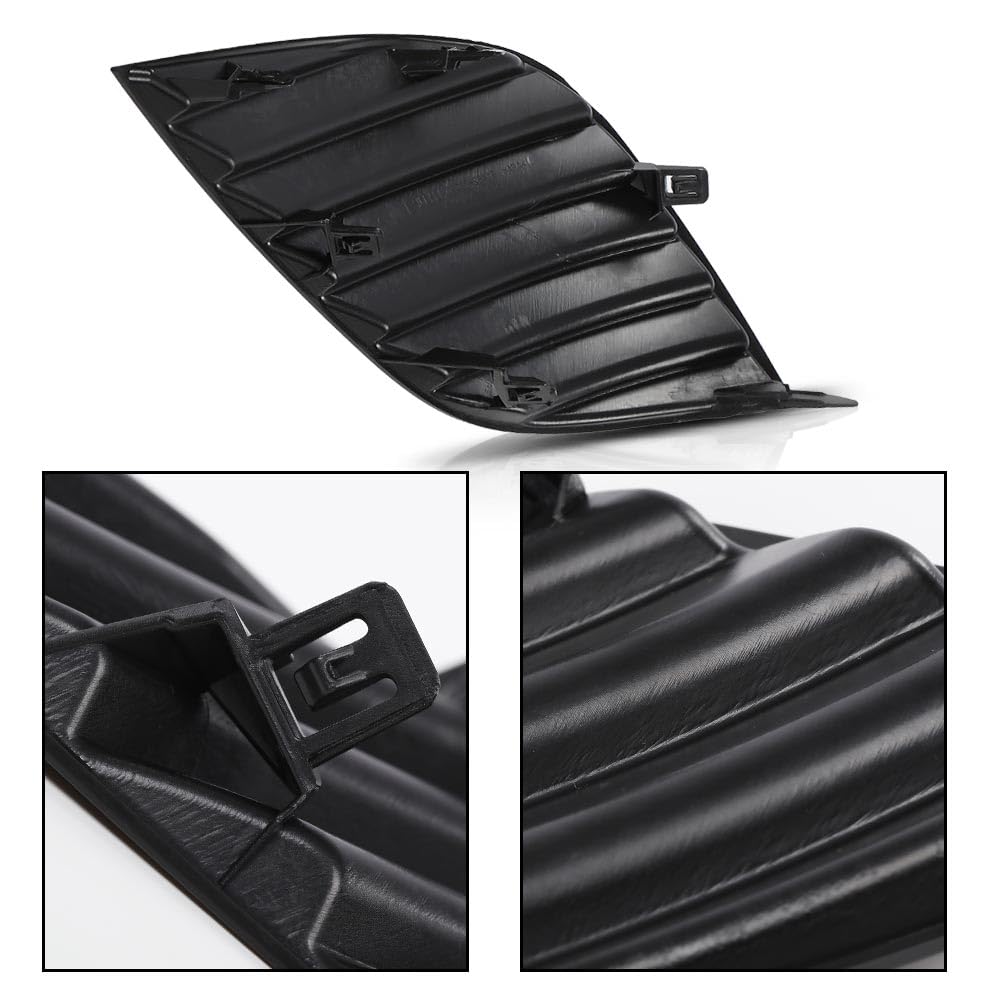 G-PLUS Front Bumper Fog Light Cover Bezel Right Passenger Side Compatible with Toyota Camry SE XSE 2018–2020 Fog Lamp Covers 8148106170 TO1039210