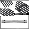 G-PLUS Billet Grille Insert Compatible with Chevy Blazer C/K Pickup Suburban Tahoe 1994-1999 Black