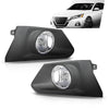 G-PLUS Fog Lights Lamps with Bezels & Wiring Harness Set Left & Right Side Compatible with Nissan Altima 2019-2022 2615589929