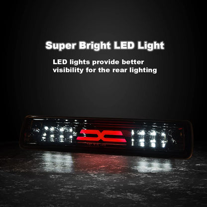 G-PLUS LED 3rd Third X Brake Light Rear Brake Stop Tail Light Compatible with Colorado 2015 2016 2017 2018 /Canyon GM25971002 52019397 High Mount Stop Light Third Tail Light