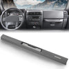 G-PLUS Upper Dash Defrost Vent Bezel Trim Panel Compatible with Jeep Wrangler TJ 1997-2006 55037036 Mist Grey