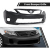 G-PLUS Primed Front Bumper Cover Fascia Compatible with Toyota Corolla Base CE L LE 2011 2012 2013, 5211903901, TO1000372, Black