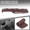 G-PLUS TPE Dash Cover Dashboard Compatible with GMC Chevy Full Size Pickup 1981-1987, Fit GMC Chevy SUV 1981-1991 Red