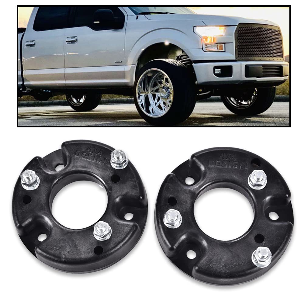 G-PLUS 2" Molded Bolt Leveling Kit Compatible With 2009-2020 F150 2WD 4WD (Bolt-On Kit)
