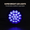 G-PLUS Blue Lens White LED Marker Turn Signal Light Lamp w/Base universal