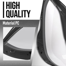 G-PLUS Headlight Lens Cover for Benz W212 E-Class E350 E550 2014-2016 Left Clear Additional Angle