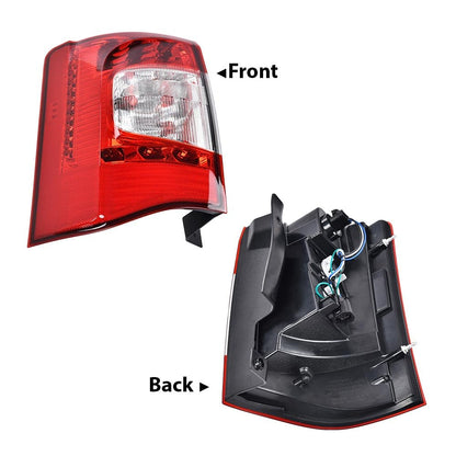 G-PLUS LED Rear Tail Lights Lamps Assembly Compatible with Chrysler Town & Country 2011-2016 Left Tail Lamp w/Bulbs CH2800198, CH2801198,Luces Traseras Brake Lamps