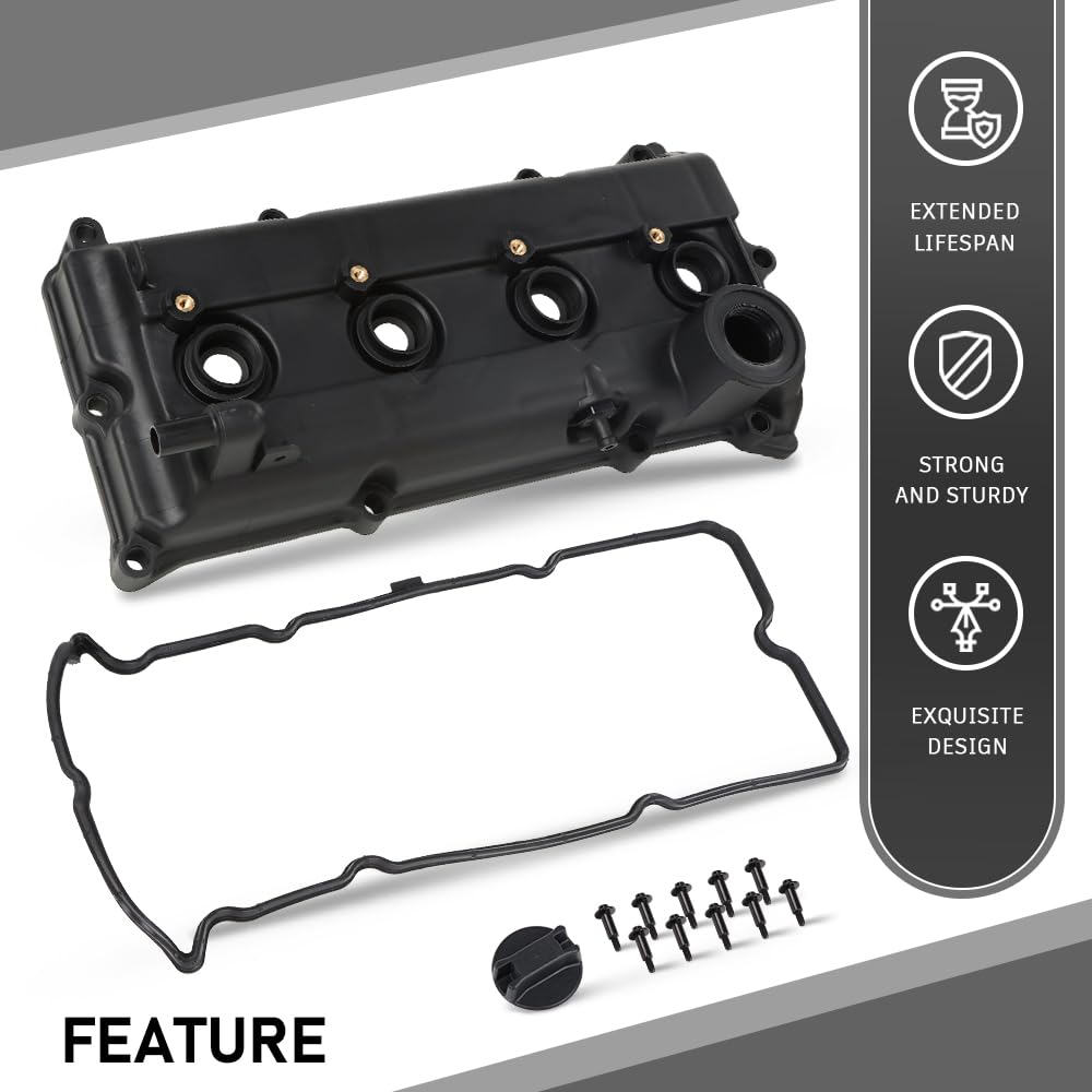 G-PLUS Engine Valve Cover Compatible with Nissan Murano TZ50 QR25DE 2004-2008,Fit Nissan Teana TNJ31 QR25DE 2003-2008,Fit Nissan X-trail T30 QR20DE 2001-2013 132648H303