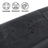 G-PLUS Pair Plain Hard Leather Saddlebag Speaker Lid Covers Fit 1993-2013 Touring Road King Electra Road Street Glide