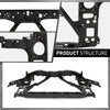 G-PLUS Radiator Support Assembly, Compatible with Audi Q7 Base/Premium/Prestige/ 2007-2015, 4L0805594A, AU1225131