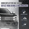 G-PLUS Hood Deflector Compatible with Ford F250 F350 F450 F550 Super Duty 2017 2018 2019, Bug Shield Guard Bonnet Protector, Black