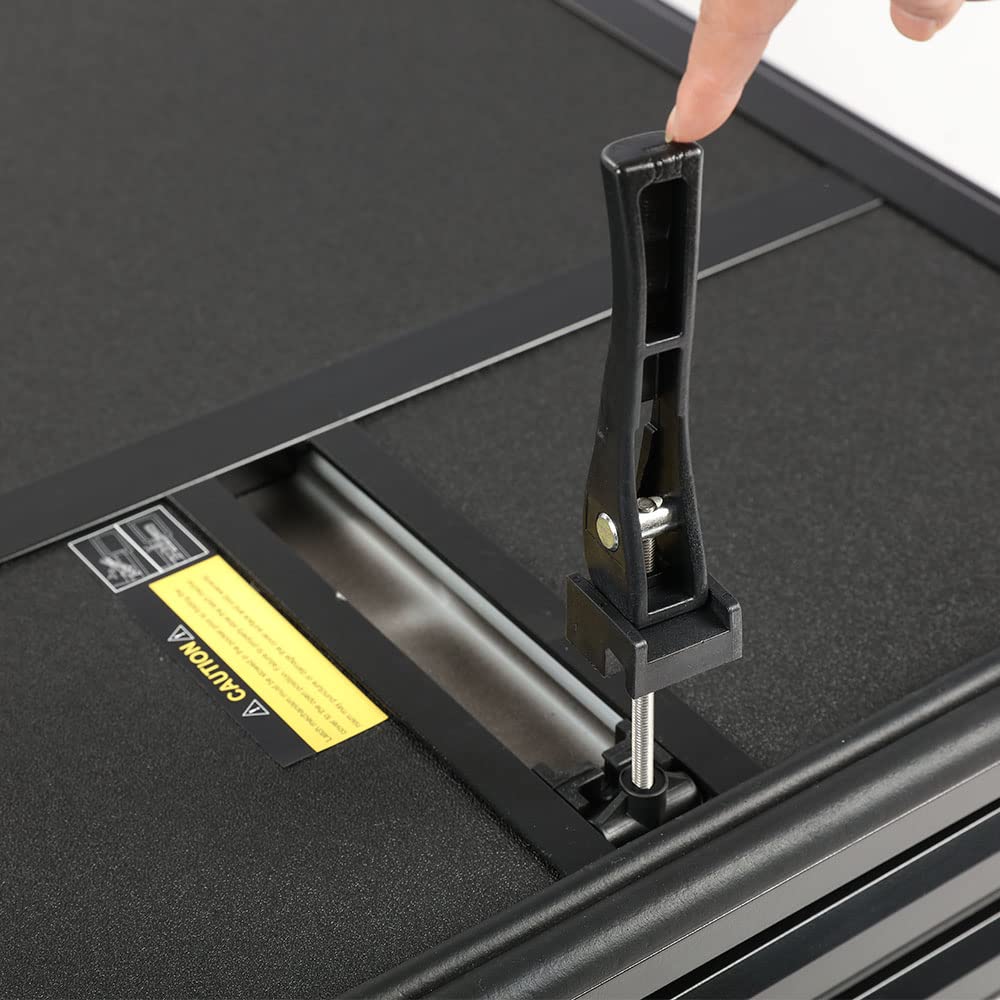 G-PLUS T3 Tri-Fold Hard Lock 5.5Ft Truck Tonneau Cover Compatible with 2015-2021 Ford F150 | 5'5" Extra Short Bed Fleetside Bed