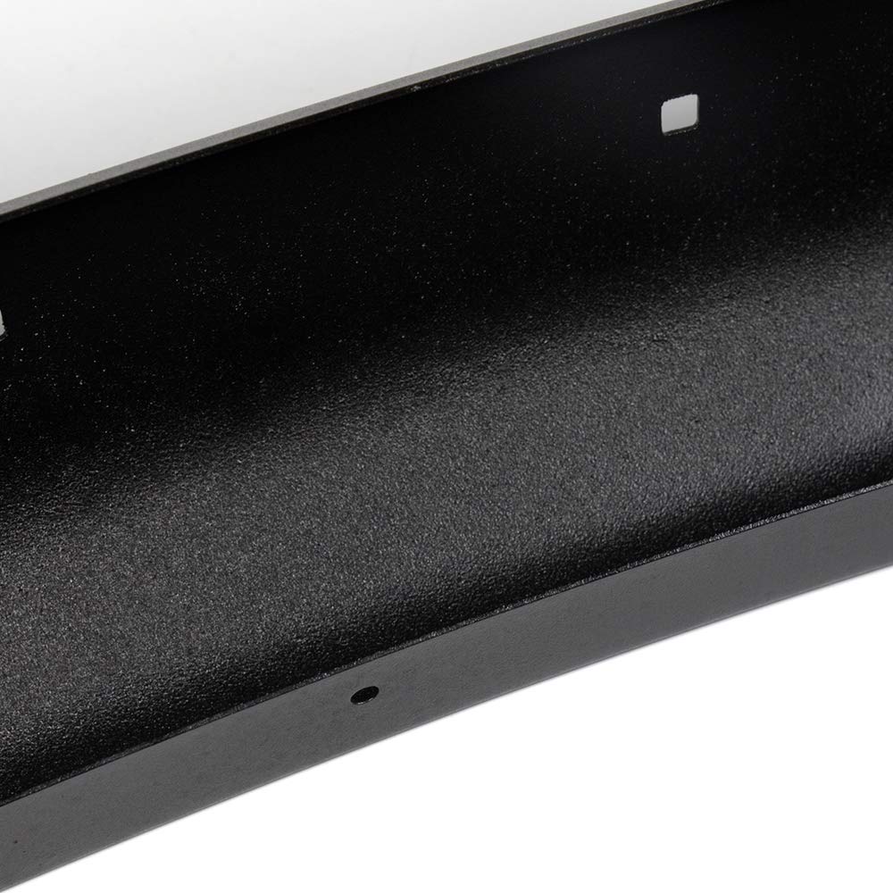 G-PLUS Front Bumper Shell Face Bar Primered Black Steel w/Round Fog Light Holes Compatible with Dodge Ram 1500 2002-2008 / Fit Ram 2500 3500 2003-2009 Primered Black Steel