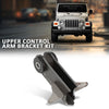 G-PLUS Front Passenger Axle Upper Control Arm Bracket Kit Compatible with Jeep TJ LJ MJ XJ ZJ 1984-2006 Black