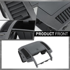 G-PLUS Dash Bezel Panel for Nissan Altima 2005-2006 Gray Storage Vent Cover Additional Angle