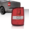 G-PLUS Tail Light Lamp w/o Blubs Compatible with Ford F150 King Ranch, Lariat, XL 2004 2005 2006 5L3Z13405CA, 6L3Z13405BA, FO2800182 Red Lens Left Driver Luces Traseras Faros TraserosAssembly