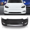 G-PLUS Front Bumper Cover Compatible with Tesla Model Y 2020 2021 2022 2023 w/Park Sensor Hole, 149374500A, 1493736S0A, Black Primed