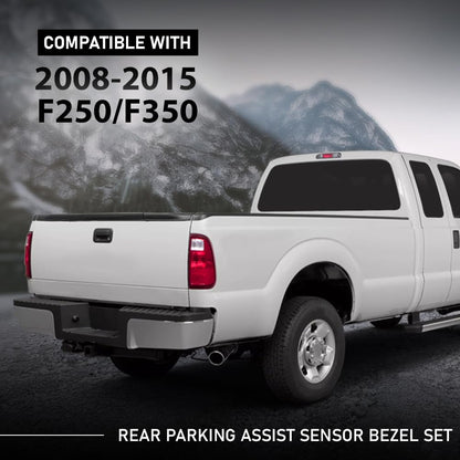 G-PLUS Rear Parking Assist Sensor Baffle Kit Compatible with Ford F250 f350 Super Duty Truck 2008-2015