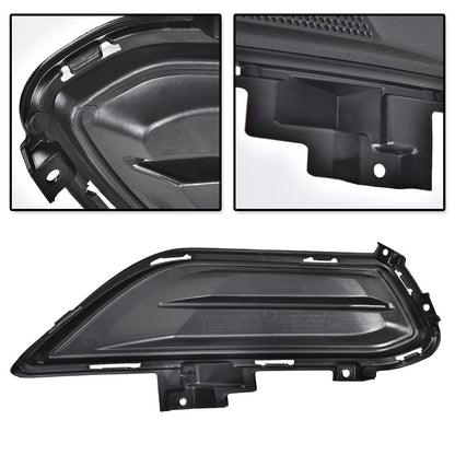 G-PLUS Fog Lamp Cover Front Left Driver Right Passenger Side Compatible with 2013-2016 Fusion Auto Fog Light Lamp Cover Trim Bezel DS7Z17B814AA DS7Z17B814AB FO1039133 FO1038133