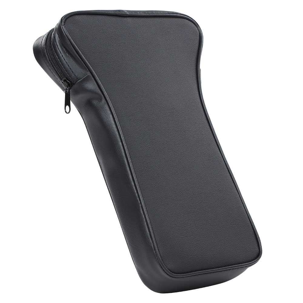 G-PLUS Center Armrest Pad/Console Smooth Black Leather C2 C3 Compatible with 1967-1982 Chevy Corvette