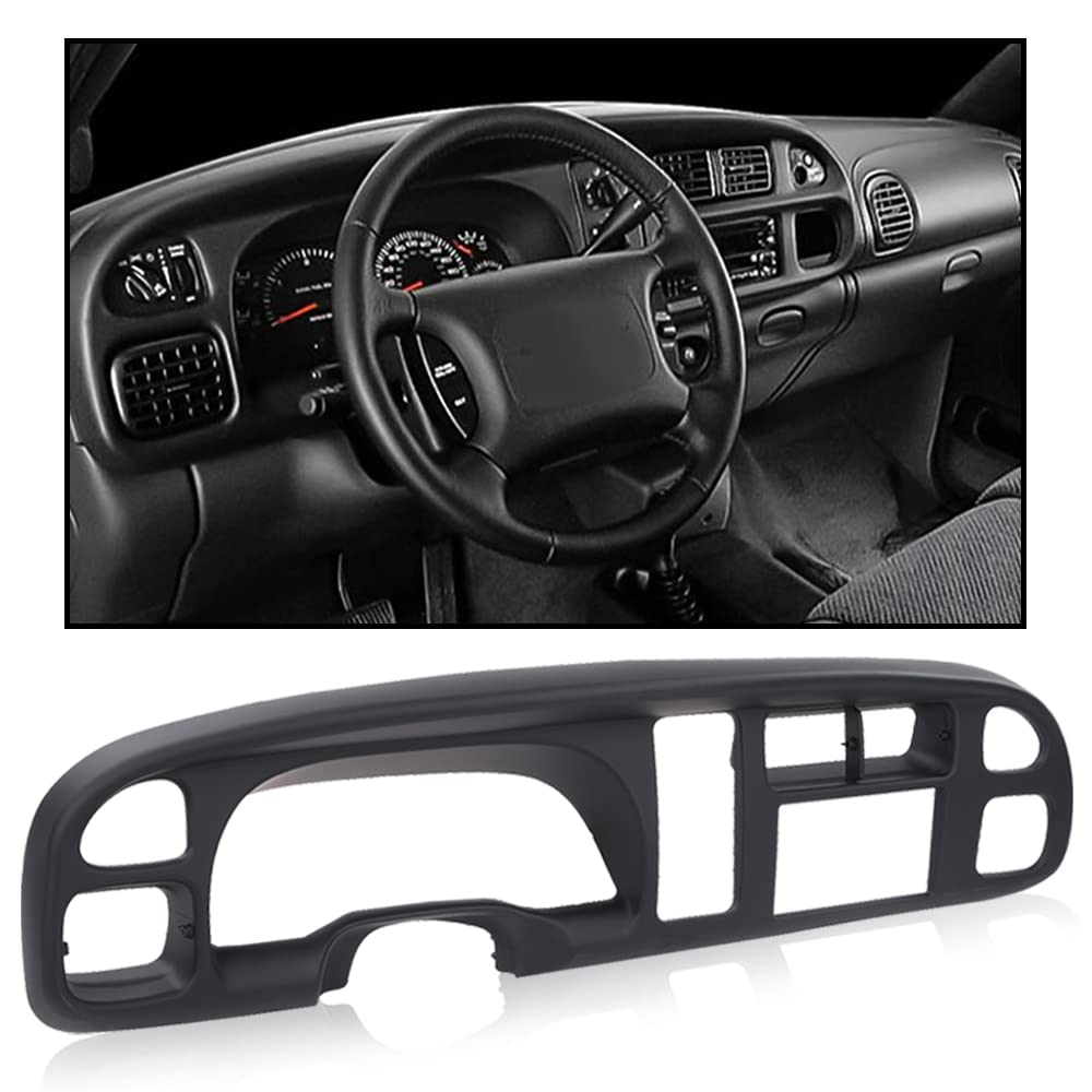 G-PLUS Dash Board Bezel Cover Compatible with Dodge Ram 1500 1998-2001/Compatible with Dodge Ram 2500 3500 1998-2002 5GK51DX9AA