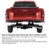 G-PLUS T3 Soft Lock Tri-Fold Tonneau Cover Assembly Replacement for 2004-2014 Chevy Colorado/GMC Canyon,Short Bed Black (Extra Short Bed 5')