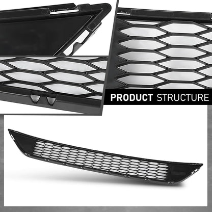 G-PLUS Front Bumper Lower Grille, Compatible with Ford Edge 2015-2018, BTPS7453MBK, FT4Z-17K945-AA