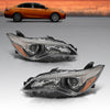 G-PLUS Headlights Projector Headlamp Pair Compatible with Toyota Camry 2015-2017 TO2503222, TO2502222, TO2503223, TO2502229, TO2503229 OEM Fit No Modification Needed Black