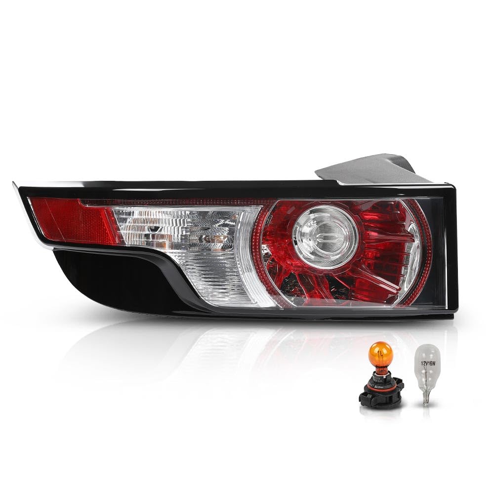 G-PLUS Tail Light Rear Brake Lamp Left Driver Side Compatible with Land Range Rover Evoque 2011-2015 Luces Traseras Rear Brake Lamps Assembly