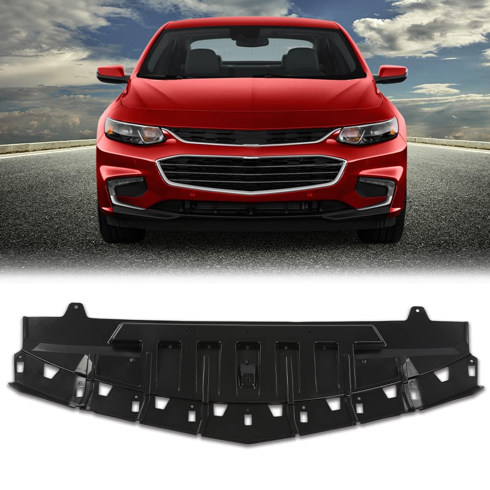G-PLUS Black Front Engine Splash Shield Compatible with 2016-2019 Chevy Malibu Hybrid 2016-2018 Malibu L/LS/LT/Premier 22976385 GM1228151 Engine Splash Shield Replacement