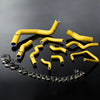 G-PLUS Silicone Radiator Hose Kit Compatible With Nissan Silvia 200SX 240SX S13 S14 S15 SR20DET,Yellow