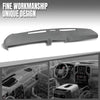 G-PLUS Dashboard Dash Cover Compatible with Ford F100 F150 F250 F350 Bronco 1980 1981 1982 1983 1984 1985 1986, Light Gray