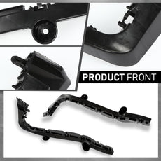 G-PLUS Rear Outer Bumper Brackets Pair for Dodge Journey 2014-2020 Black Additional Angle