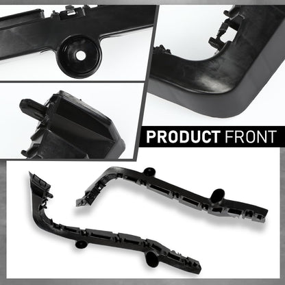 G-PLUS Rear Outer Bumper Brackets Support Compatible with Dodge Journey 2014-2020 Black 68190681AD,68190680AD