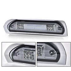 G-PLUS LED Third Brake Light for Dodge RAM 2002-2009 Type X Smoky Lens Chrome Housing Additional Angle