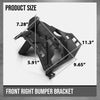G-PLUS Front Right Bumper Bracket Mount Support Compatible with Volvo XC60 2018 2019 2020 2021 31425174 Black