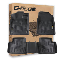 G-PLUS Floor Mats for Honda Civic Sedan Hatchback 2016-2021 TPE Black