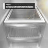 G-PLUS Upper Crisper Pan Drawer Compatible with Frigidaire Refrigerator Models FRS6LR5EB6 240351005, 240351062 Clear