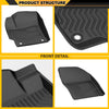 G-PLUS TPE Cargo Liners Compatible with Toyota Corolla Sedan 2020-2024(NOT Fit Hatchback Models) All Weather Full Cover Protection 1st & 2nd Row Cargo Liner Black 3PCS