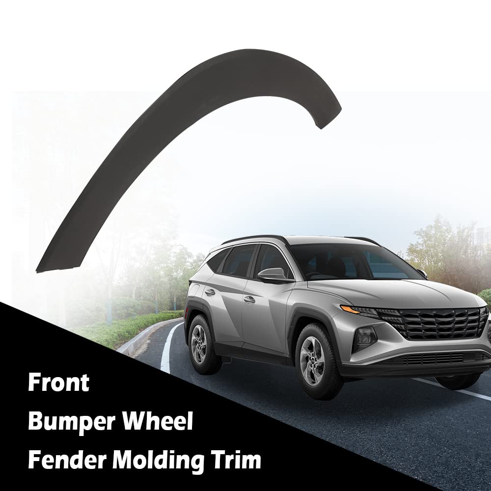 G-PLUS Front Right Passenger Side Fender Wheel Molding Flare Compatible with 16-20 HYUNDAI TUCSON 2.0L 1999CC 122CU. IN. L4 DOHC 87712-D3000CA 87712-D3000-CA 87712D3000CA