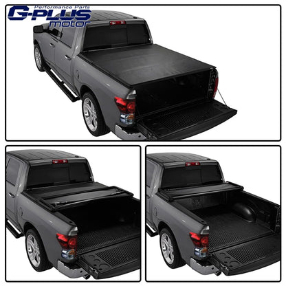 G-PLUS Soft Trifold Truck Bed Tonneau Cover Compatible with Toyota Tundra 2007-2013 5'5" Extra Short Bed