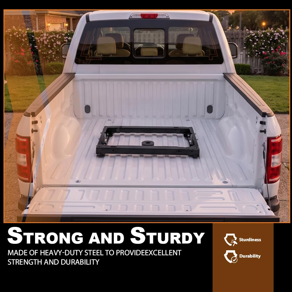 G-PLUS Wheel Hitch Adapter w/Handles Compatible with Ford F250 F350 Super Duty 2011-2020 with Hitch Prep Package Black
