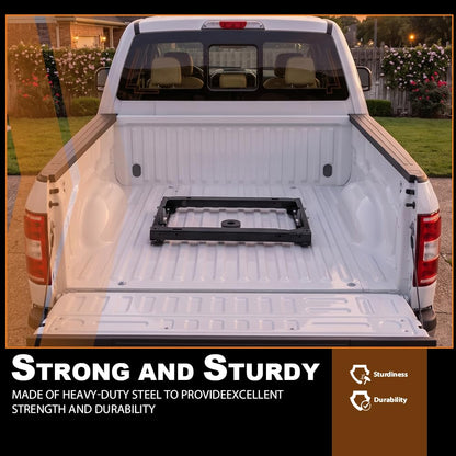 G-PLUS Wheel Hitch Adapter w/Handles Compatible with Ford F250 F350 Super Duty 2011-2020 with Hitch Prep Package Black