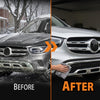 G-PLUS Front Lower Bumper Compatible with Benz GLC 2019 2020 2021 Silver