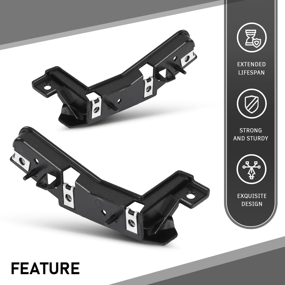 G-PLUS Front Left and Right Bumper Retainer Compatible with Lincoln MKC 2015-2018 FO1043145, FO1042145, EJ7Z17C947A, EJ7Z17C947B